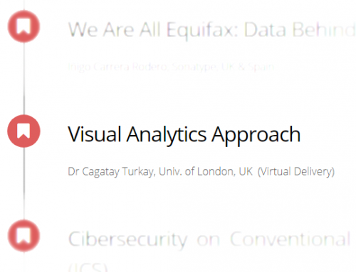 Invited Talk disseminate the case study on user behaviour modelling for cyber security